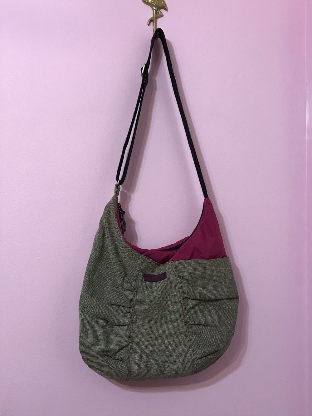 TIMBUK2 Valencia Hobo Bag Purple/Pink Tweed crossbody